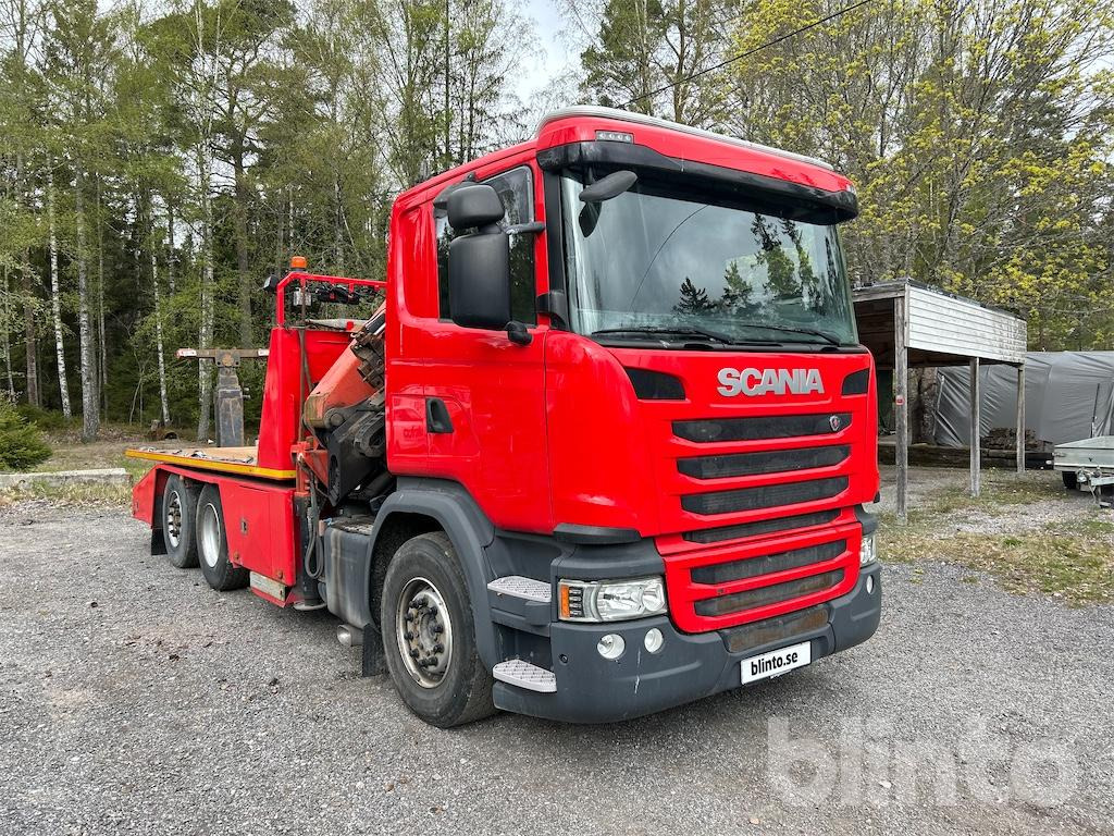 SCANIA G450 med kran och flak - Odťahovy voz: obrázok 3 SCANIA G450 med kran och flak - Odťahovy voz: obrázok 3