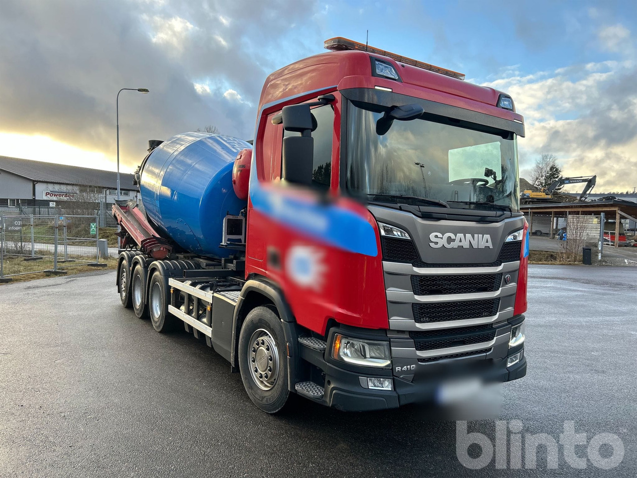 SCANIA R410B 8x4 Betongbil med Lastväxlare CNG Gas - Domiešavač: obrázok 1 SCANIA R410B 8x4 Betongbil med Lastväxlare CNG Gas - Domiešavač: obrázok 1
