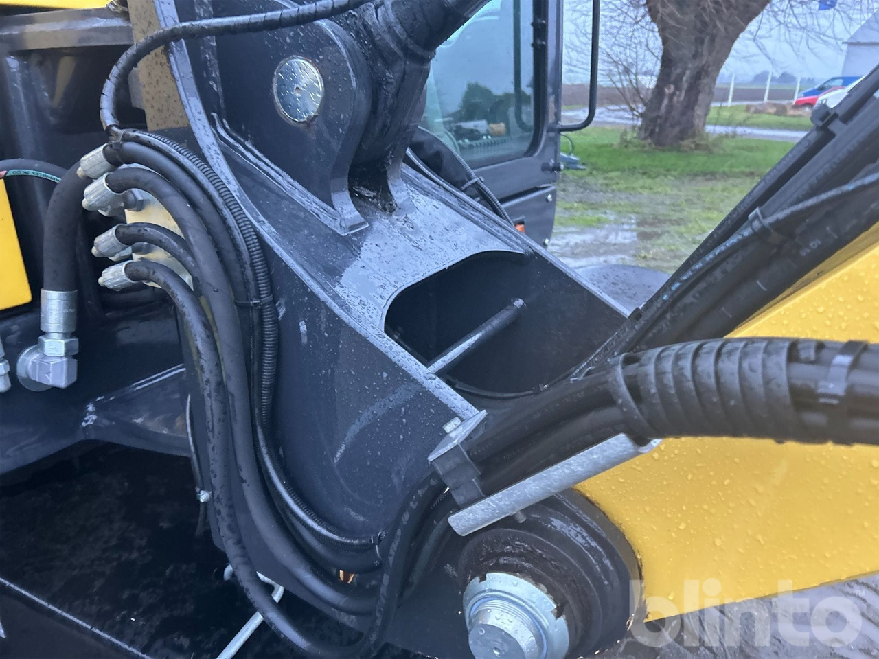 Kolesové rýpadlo Yanmar B95W - Tippvagn - Tiltrotator - 6 Redskap: obrázok 44