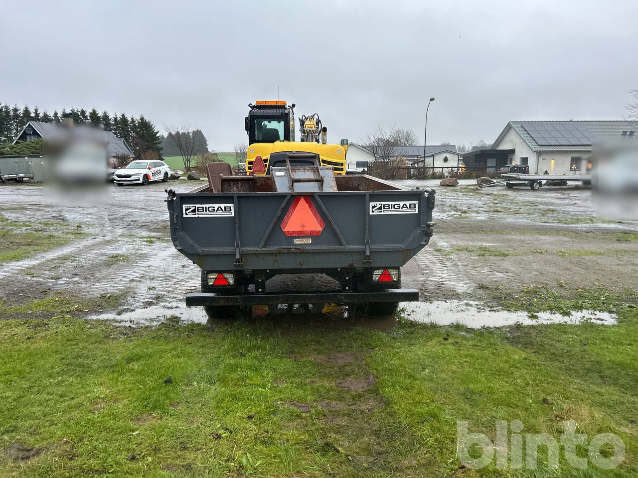 Kolesové rýpadlo Yanmar B95W - Tippvagn - Tiltrotator - 6 Redskap: obrázok 8