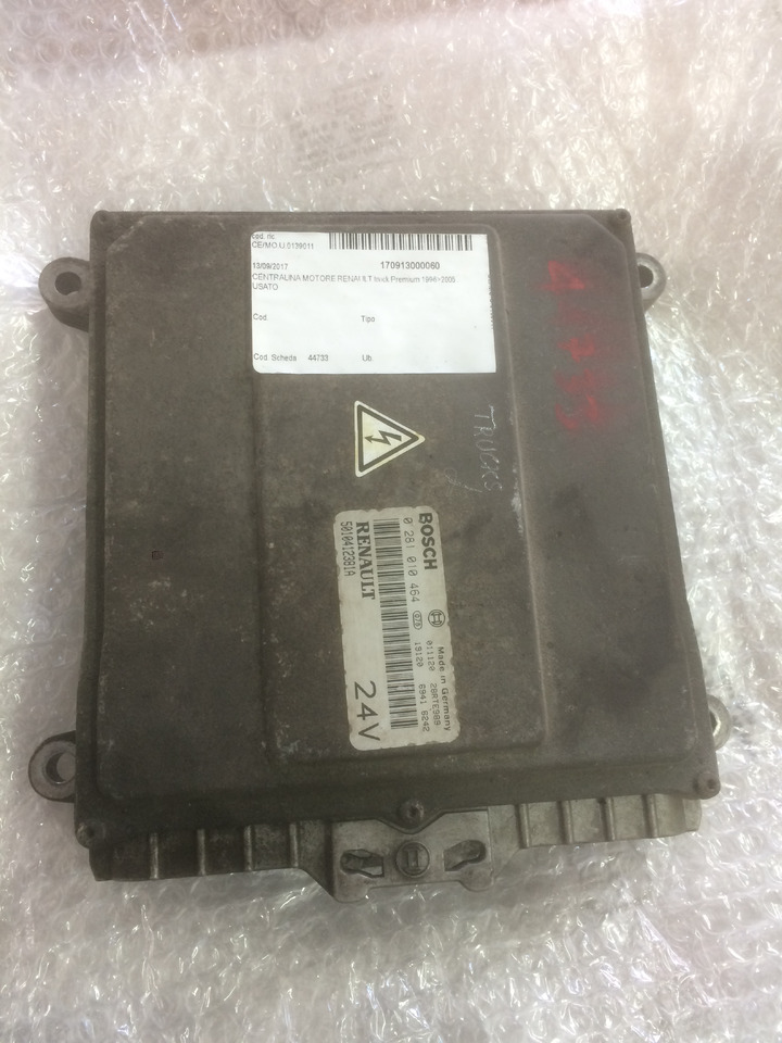 CENTRALINA MOTORE EDC - RENAULT PREMIUM - RIF. RENAULT 5010412381A - RIF. BOSCH 0281010464 - Riadiaca jednotka: obrázok 1 CENTRALINA MOTORE EDC - RENAULT PREMIUM - RIF. RENAULT 5010412381A - RIF. BOSCH 0281010464 - Riadiaca jednotka: obrázok 1