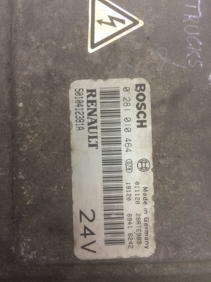 CENTRALINA MOTORE EDC - RENAULT PREMIUM - RIF. RENAULT 5010412381A - RIF. BOSCH 0281010464 - Riadiaca jednotka: obrázok 2 CENTRALINA MOTORE EDC - RENAULT PREMIUM - RIF. RENAULT 5010412381A - RIF. BOSCH 0281010464 - Riadiaca jednotka: obrázok 2