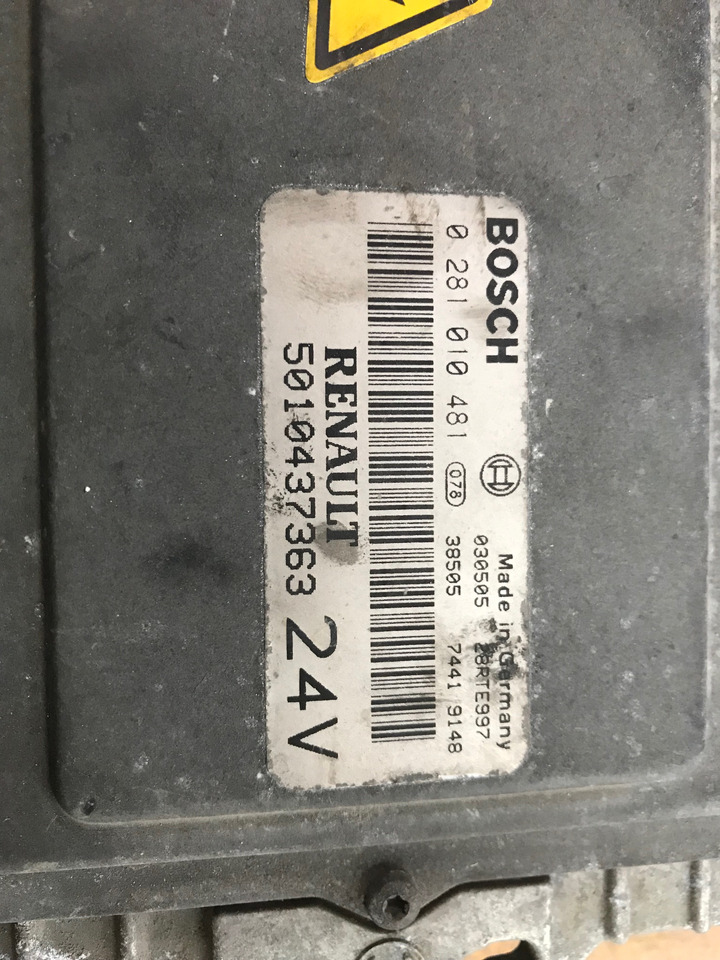 CENTRALINA MOTORE EDC - RIF. RENAULT 5010437363 - RIF. BOSCH 0281010481 - Riadiaca jednotka: obrázok 2 CENTRALINA MOTORE EDC - RIF. RENAULT 5010437363 - RIF. BOSCH 0281010481 - Riadiaca jednotka: obrázok 2