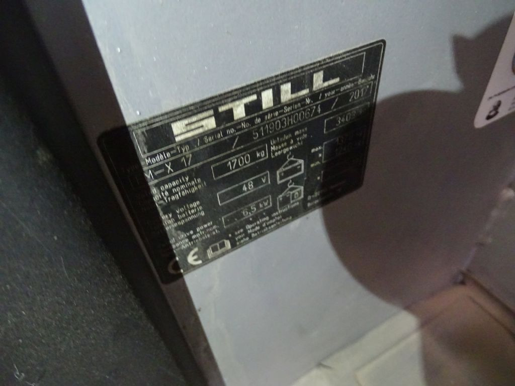 Still FM-X17 - Skladový zakladač: obrázok 4 Still FM-X17 - Skladový zakladač: obrázok 4