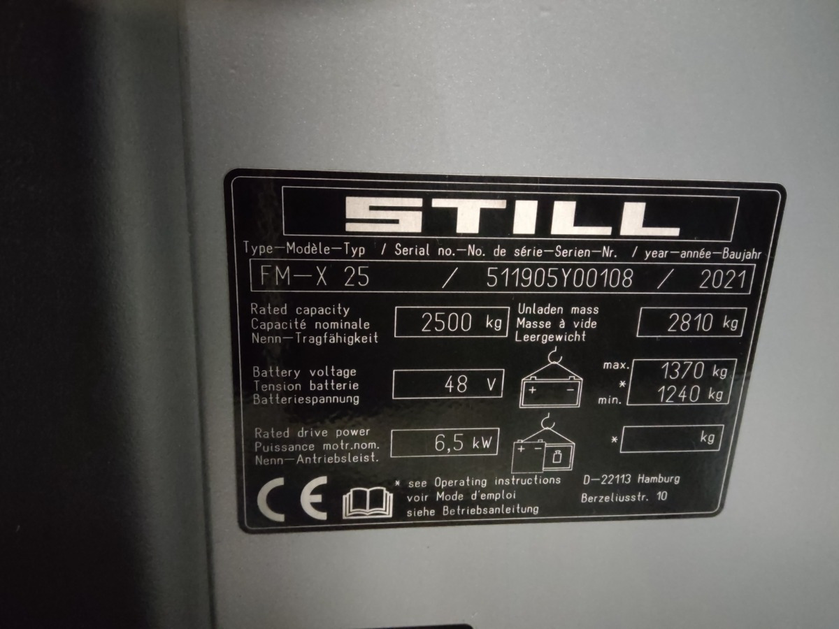 Still FM-X25 - Skladový zakladač: obrázok 5 Still FM-X25 - Skladový zakladač: obrázok 5