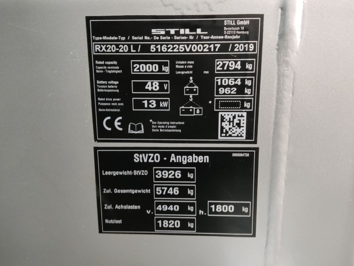 Still RX20-20L - Elektrický vysokozdvižný vozík: obrázok 5 Still RX20-20L - Elektrický vysokozdvižný vozík: obrázok 5