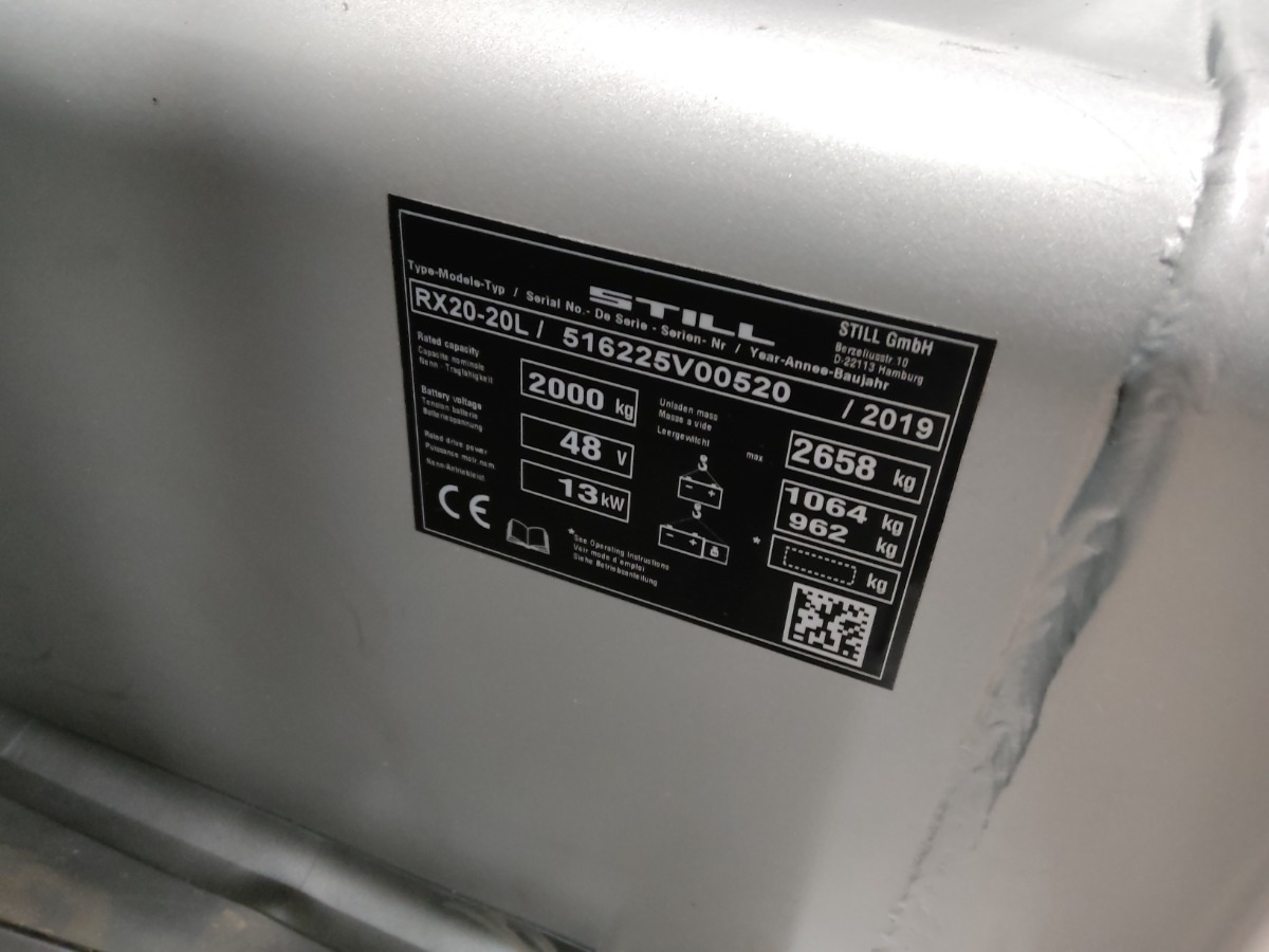 Still RX20-20L - Elektrický vysokozdvižný vozík: obrázok 5 Still RX20-20L - Elektrický vysokozdvižný vozík: obrázok 5