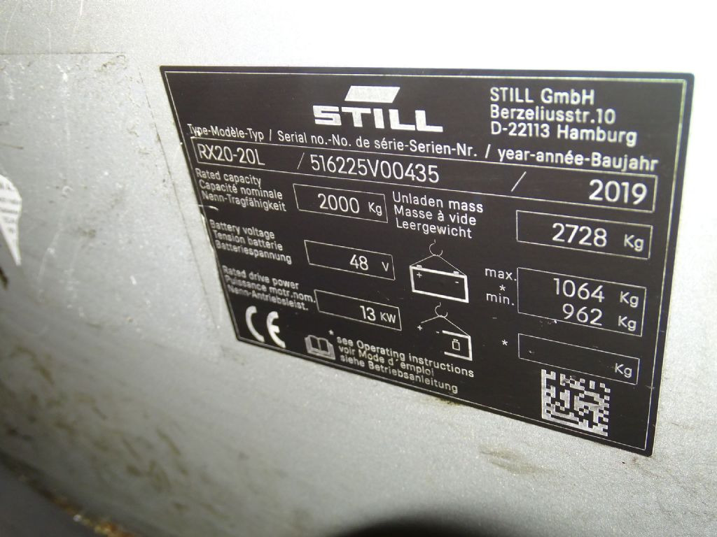 Still RX20-20L - Elektrický vysokozdvižný vozík: obrázok 5 Still RX20-20L - Elektrický vysokozdvižný vozík: obrázok 5