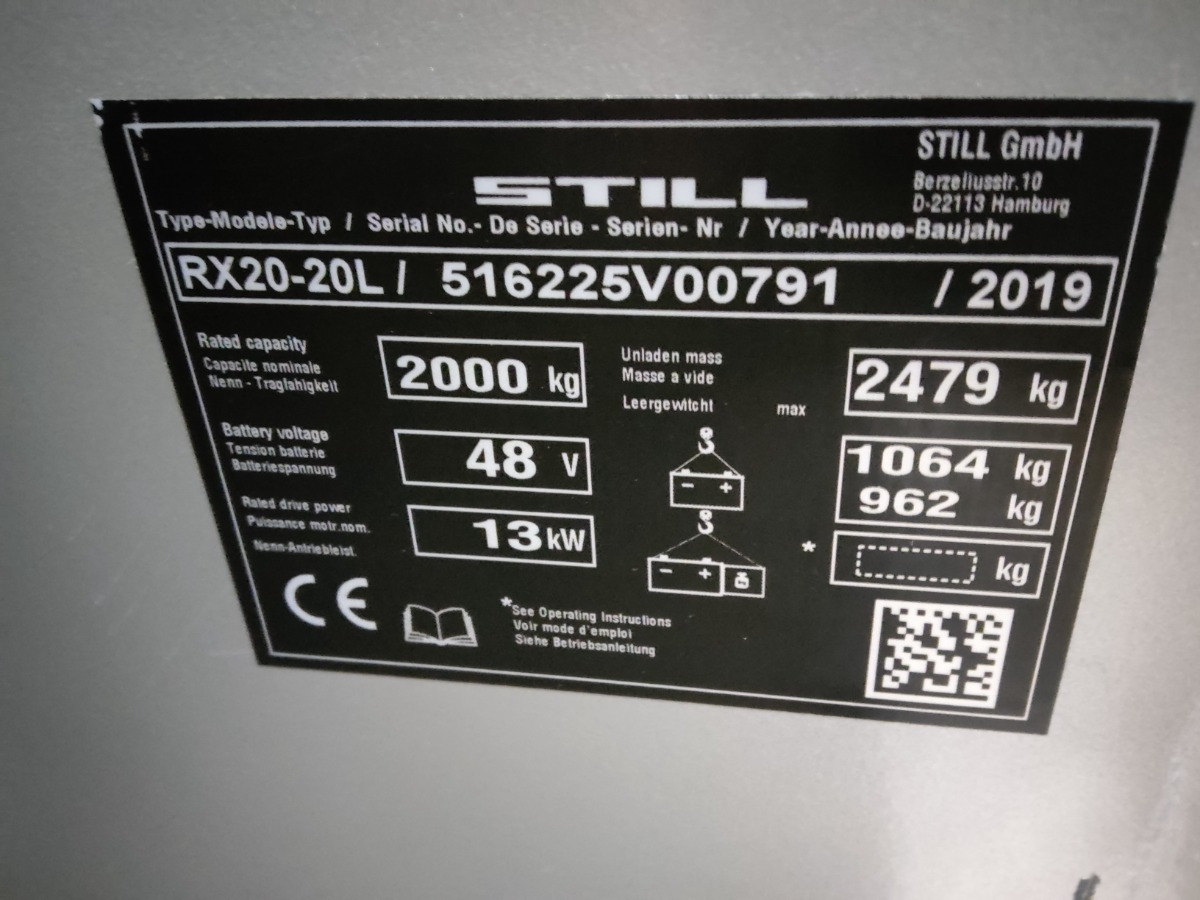 Still RX20-20L - Elektrický vysokozdvižný vozík: obrázok 5 Still RX20-20L - Elektrický vysokozdvižný vozík: obrázok 5