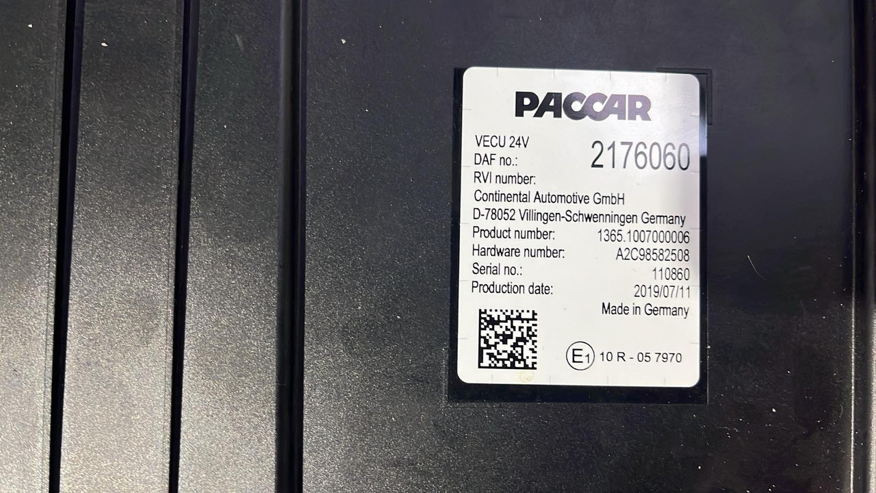 DAF XF CF VECU Control Unit Module 2176060 - Riadiaca jednotka: obrázok 4 DAF XF CF VECU Control Unit Module 2176060 - Riadiaca jednotka: obrázok 4