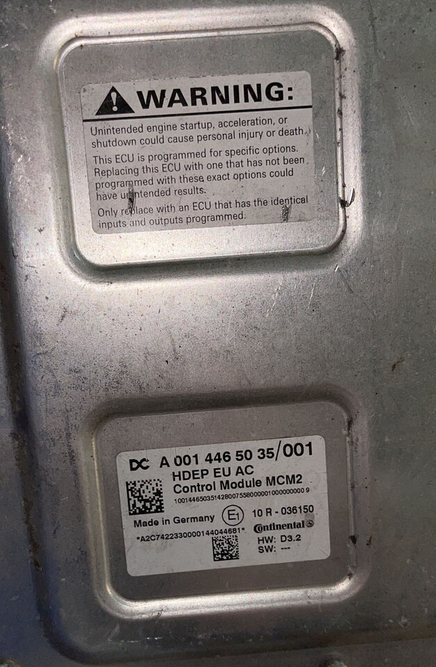 Mercedes Actro MP4 OM470 OM471 A0014465035 MCM2 Reman - Riadiaca jednotka pre Nákladné auto: obrázok 5 Mercedes Actro MP4 OM470 OM471 A0014465035 MCM2 Reman - Riadiaca jednotka pre Nákladné auto: obrázok 5