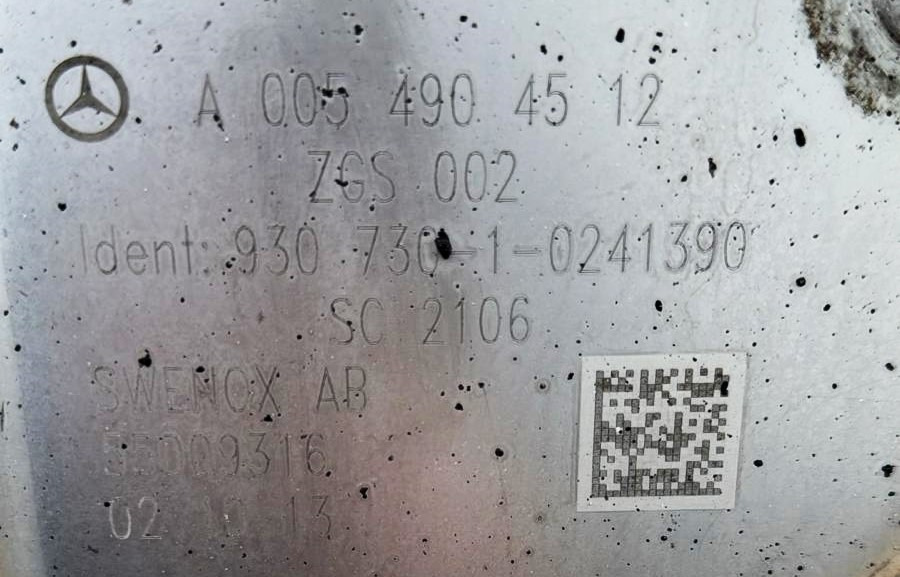 Mercedes Exhaust Euro 5 EEW OM471 12.8L A0054904512 - Náhradný diel: obrázok 5 Mercedes Exhaust Euro 5 EEW OM471 12.8L A0054904512 - Náhradný diel: obrázok 5