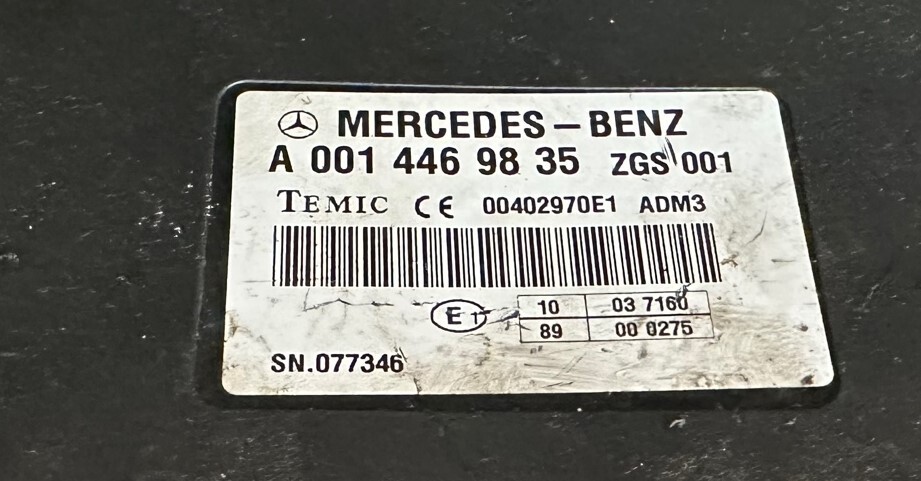 Temic Mercedes Unimog Ecu A0004469835 - Riadiaca jednotka pre Iné stroje: obrázok 2 Temic Mercedes Unimog Ecu A0004469835 - Riadiaca jednotka pre Iné stroje: obrázok 2