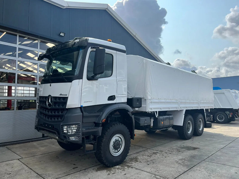 Mercedes-Benz Arocs 3340 A 6x6 Cargo Truck - Plachtové nákladné vozidlo: obrázok 1 Mercedes-Benz Arocs 3340 A 6x6 Cargo Truck - Plachtové nákladné vozidlo: obrázok 1