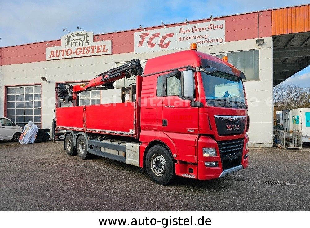 MAN MAN TGX 26.540 6x2LL Palfinger 20.501 L *Motor Neu - Valníkový/ Plošinový nákladný automobil, Auto s hydraulickou rukou: obrázok 1 MAN MAN TGX 26.540 6x2LL Palfinger 20.501 L *Motor Neu - Valníkový/ Plošinový nákladný automobil, Auto s hydraulickou rukou: obrázok 1