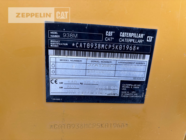 Cat 938M - Kolesový nakladač: obrázok 5 Cat 938M - Kolesový nakladač: obrázok 5
