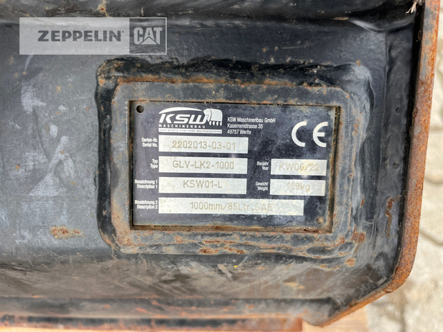 KSW Maschinenbau GmbH GLV1000 MS01 - Lyžica pre rýpadlo: obrázok 3 KSW Maschinenbau GmbH GLV1000 MS01 - Lyžica pre rýpadlo: obrázok 3