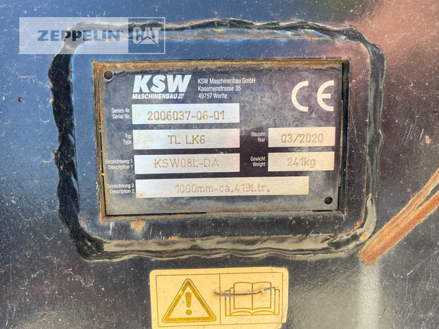 Komponenten TL1000 SM08 - Lyžica pre rýpadlo: obrázok 2 Komponenten TL1000 SM08 - Lyžica pre rýpadlo: obrázok 2