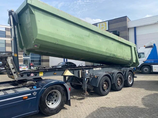 Schmitz Cargobull stalen kipper, 28 cub ,3 asser SKI 24 7.2 - Náves sklápěcí: obrázok 1 Schmitz Cargobull stalen kipper, 28 cub ,3 asser SKI 24 7.2 - Náves sklápěcí: obrázok 1