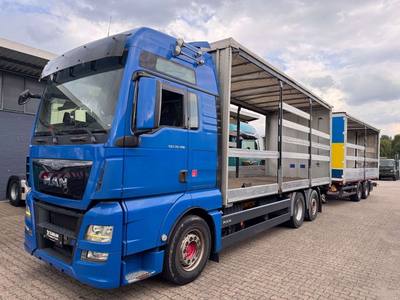 MAN 26.500 TGX+Anh LBW Euro6 Lift/Lenkachse - Plachtové nákladné vozidlo: obrázok 5 MAN 26.500 TGX+Anh LBW Euro6 Lift/Lenkachse - Plachtové nákladné vozidlo: obrázok 5