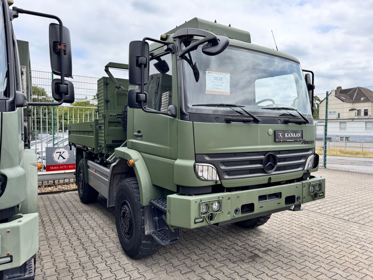 Mercedes-Benz 1018 Atego 4x4 Allrad Miltär Camper - Dodávka valník: obrázok 2 Mercedes-Benz 1018 Atego 4x4 Allrad Miltär Camper - Dodávka valník: obrázok 2