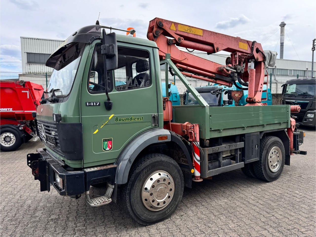 Mercedes-Benz 1417 AK Allrad Palfinger Montagekran 17,7m 64TKM - Auto s hydraulickou rukou: obrázok 3 Mercedes-Benz 1417 AK Allrad Palfinger Montagekran 17,7m 64TKM - Auto s hydraulickou rukou: obrázok 3