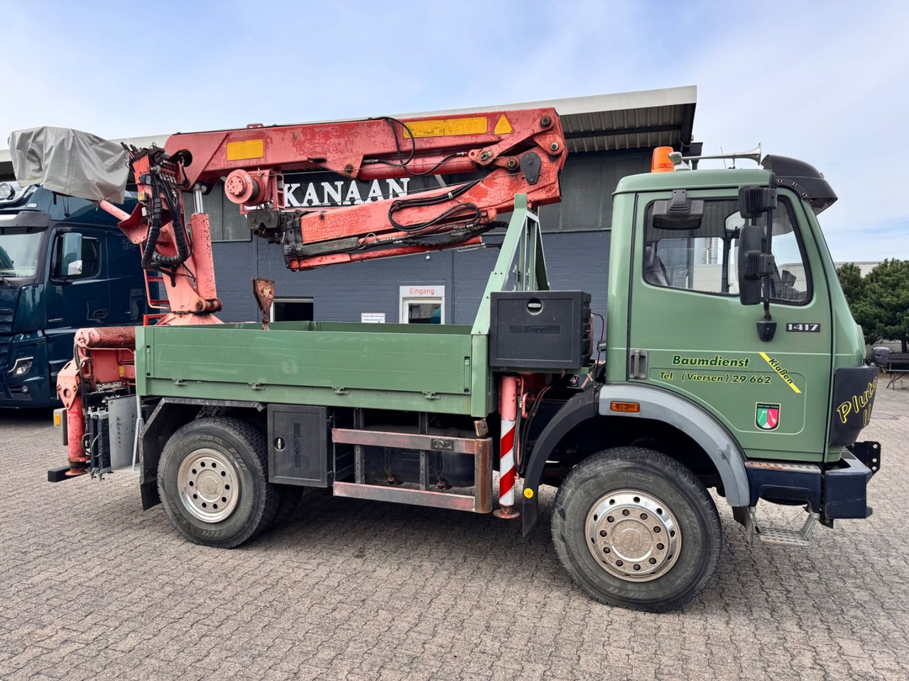 Mercedes-Benz 1417 AK Allrad Palfinger Montagekran 17,7m 64TKM - Auto s hydraulickou rukou: obrázok 1 Mercedes-Benz 1417 AK Allrad Palfinger Montagekran 17,7m 64TKM - Auto s hydraulickou rukou: obrázok 1