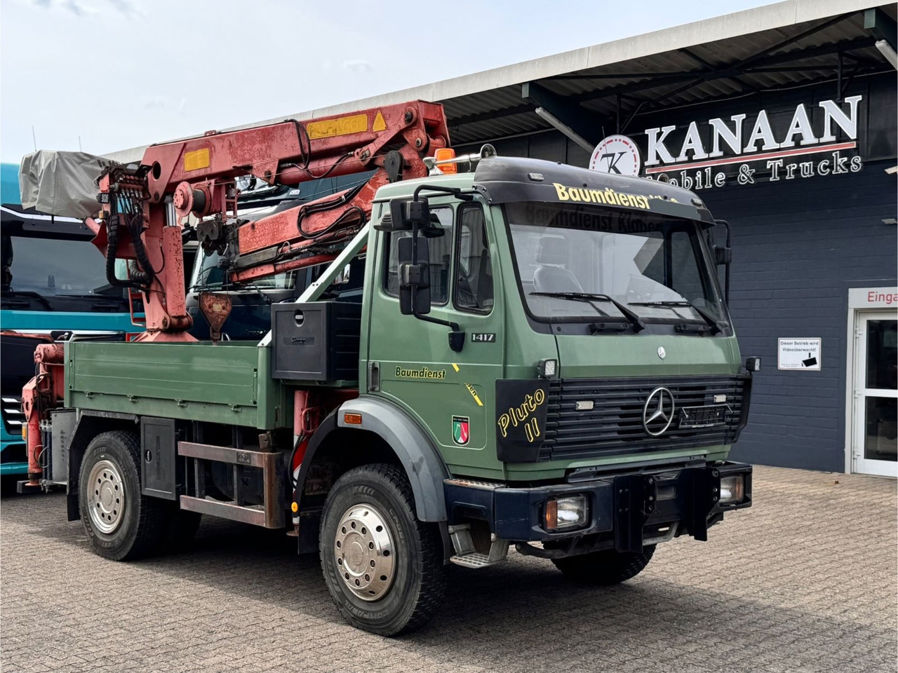 Mercedes-Benz 1417 AK Allrad Palfinger Montagekran 17,7m 64TKM - Auto s hydraulickou rukou: obrázok 2 Mercedes-Benz 1417 AK Allrad Palfinger Montagekran 17,7m 64TKM - Auto s hydraulickou rukou: obrázok 2