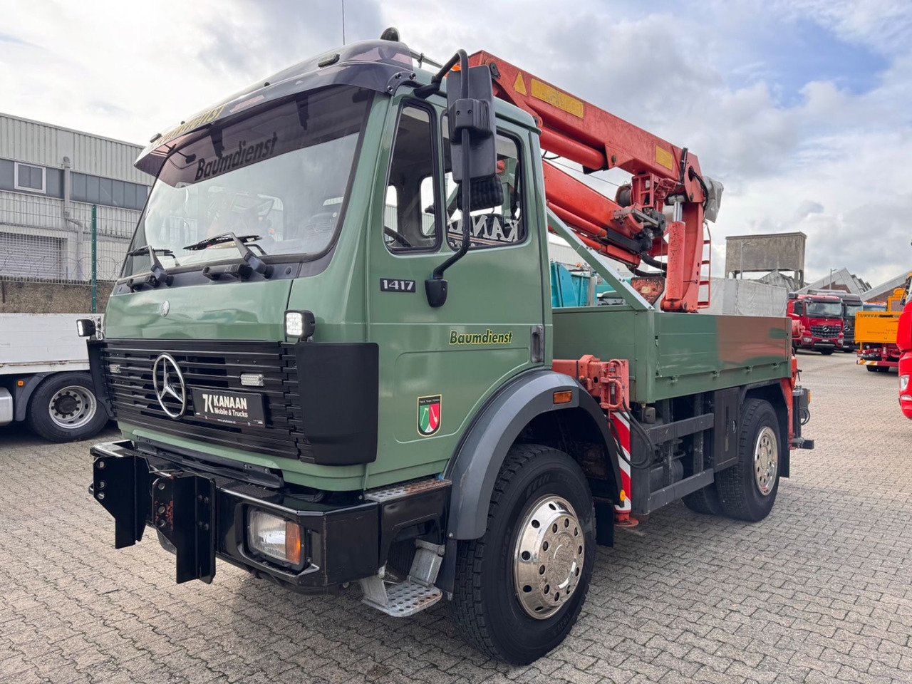 Mercedes-Benz 1417 AK Allrad Palfinger Montagekran 17,7m 64TKM - Auto s hydraulickou rukou: obrázok 2 Mercedes-Benz 1417 AK Allrad Palfinger Montagekran 17,7m 64TKM - Auto s hydraulickou rukou: obrázok 2