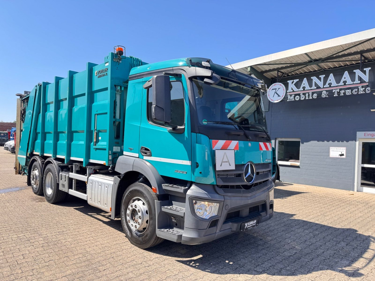 Mercedes-Benz 2533 Antos Müllwagen Zöller ATM bei 90Tkm - Auto na odvoz odpadu: obrázok 1 Mercedes-Benz 2533 Antos Müllwagen Zöller ATM bei 90Tkm - Auto na odvoz odpadu: obrázok 1