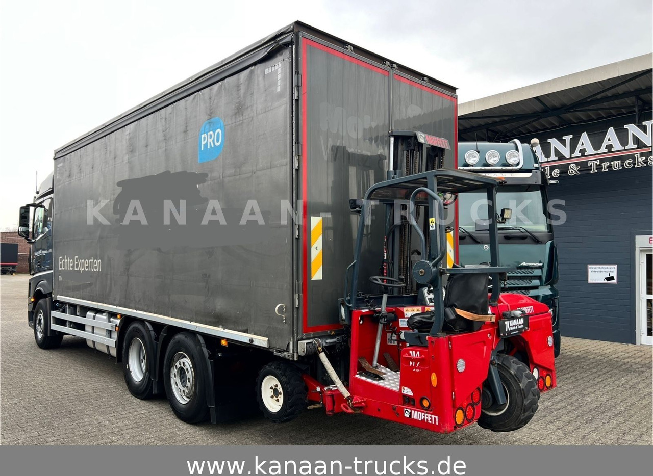 Mercedes-Benz 2548 Actros 6x2 Pritsche Moffet Mitnahme stapler - Plachtové nákladné vozidlo: obrázok 1 Mercedes-Benz 2548 Actros 6x2 Pritsche Moffet Mitnahme stapler - Plachtové nákladné vozidlo: obrázok 1