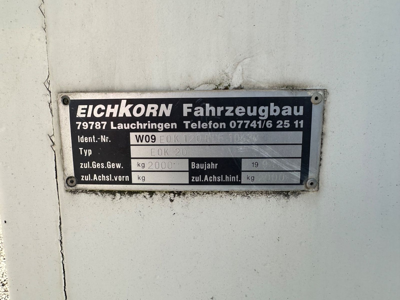 Eichkorn E0K20 Fahrradanhänger - Príves skriňové: obrázok 4 Eichkorn E0K20 Fahrradanhänger - Príves skriňové: obrázok 4